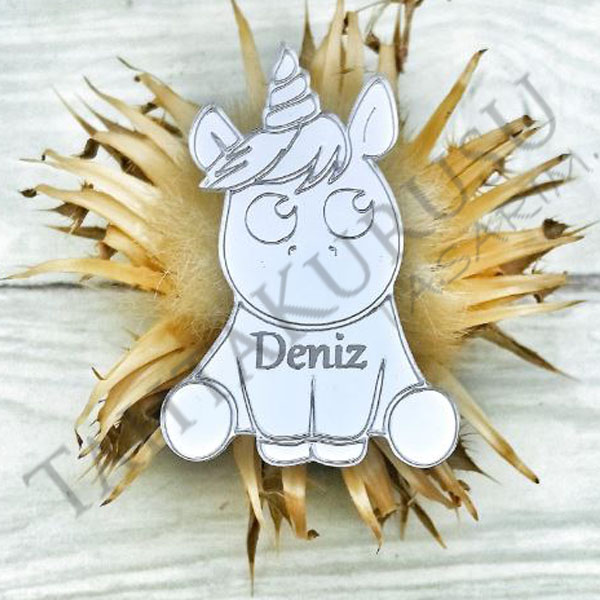 Pleksi ayna lazer kesim unicorn 1